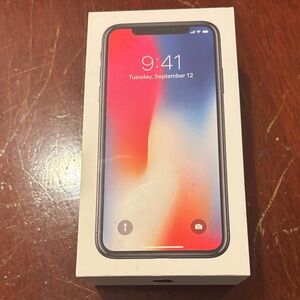 Apple iPhone X EMPTY BOX -space gray